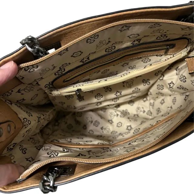 BOLSA MARROM EM COURO (USADA)  - Foto 5