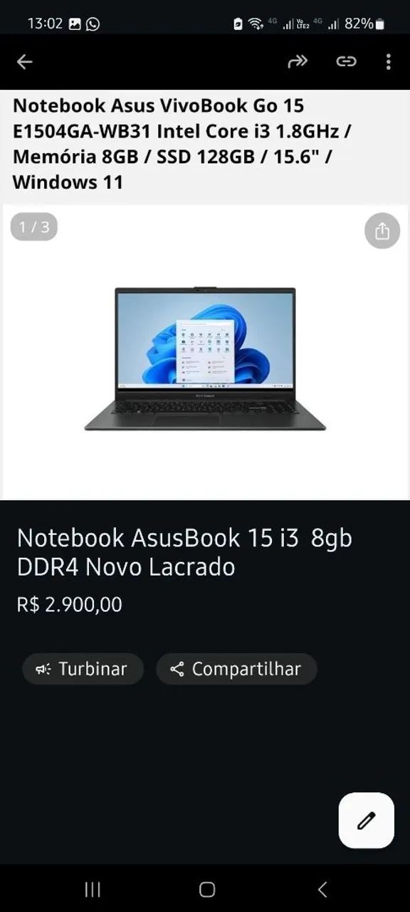 Notebook Novos Lacrados - Foto 3