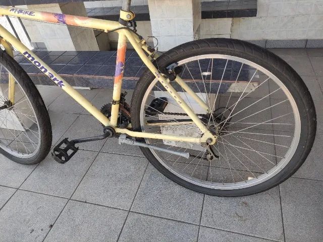 Bicicleta Monark M-Bike aro 26 - aros cromados - colecionador  - Foto 4