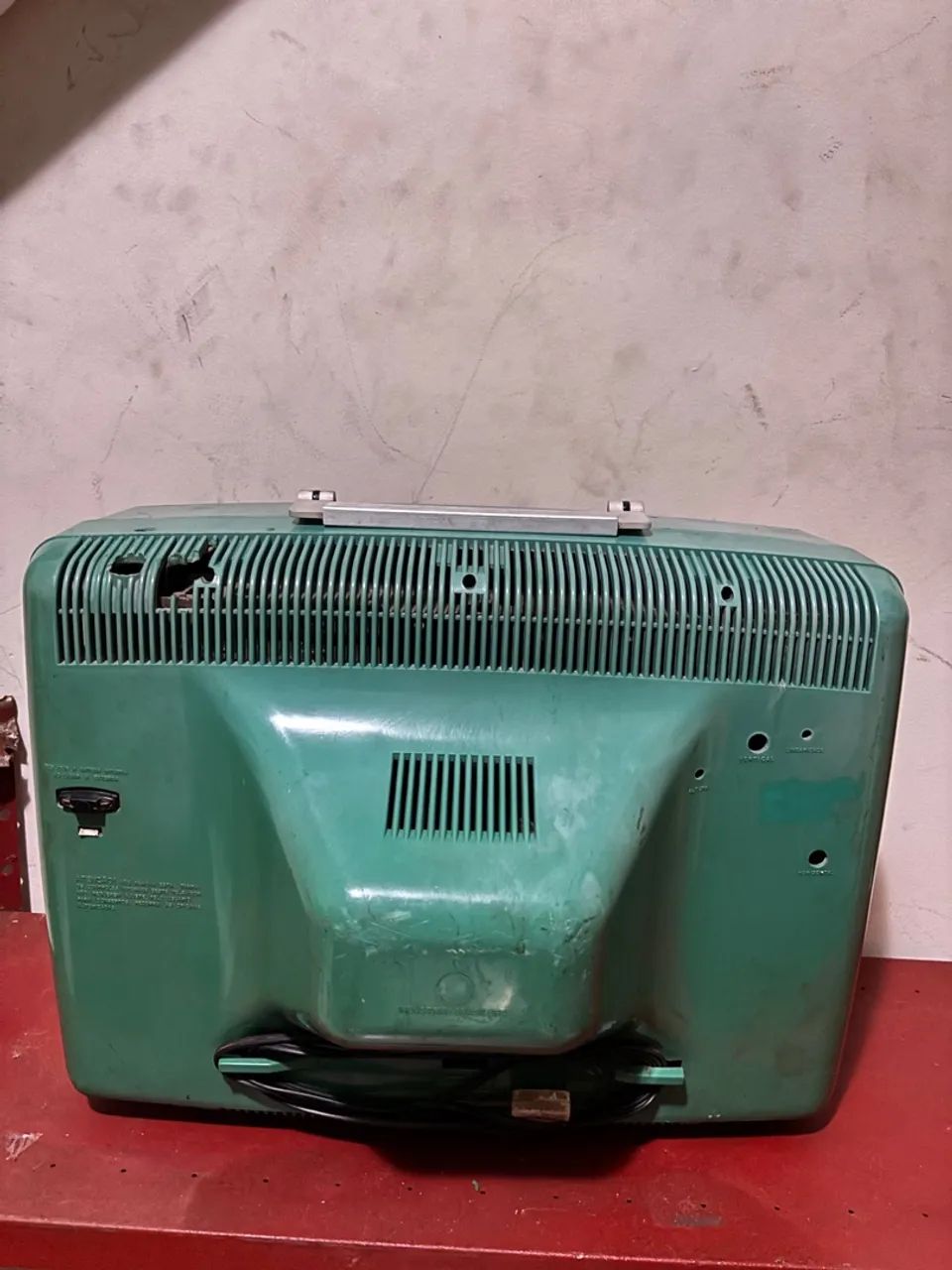 TV/Televisão Antiga Philco Ford Verde, Preto e Branco, Funcionando - Foto 2