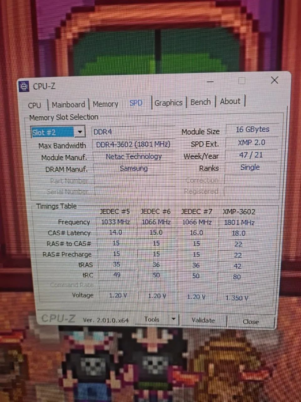 Netac 32GB 3600MHz RAM Memory64264605889154121