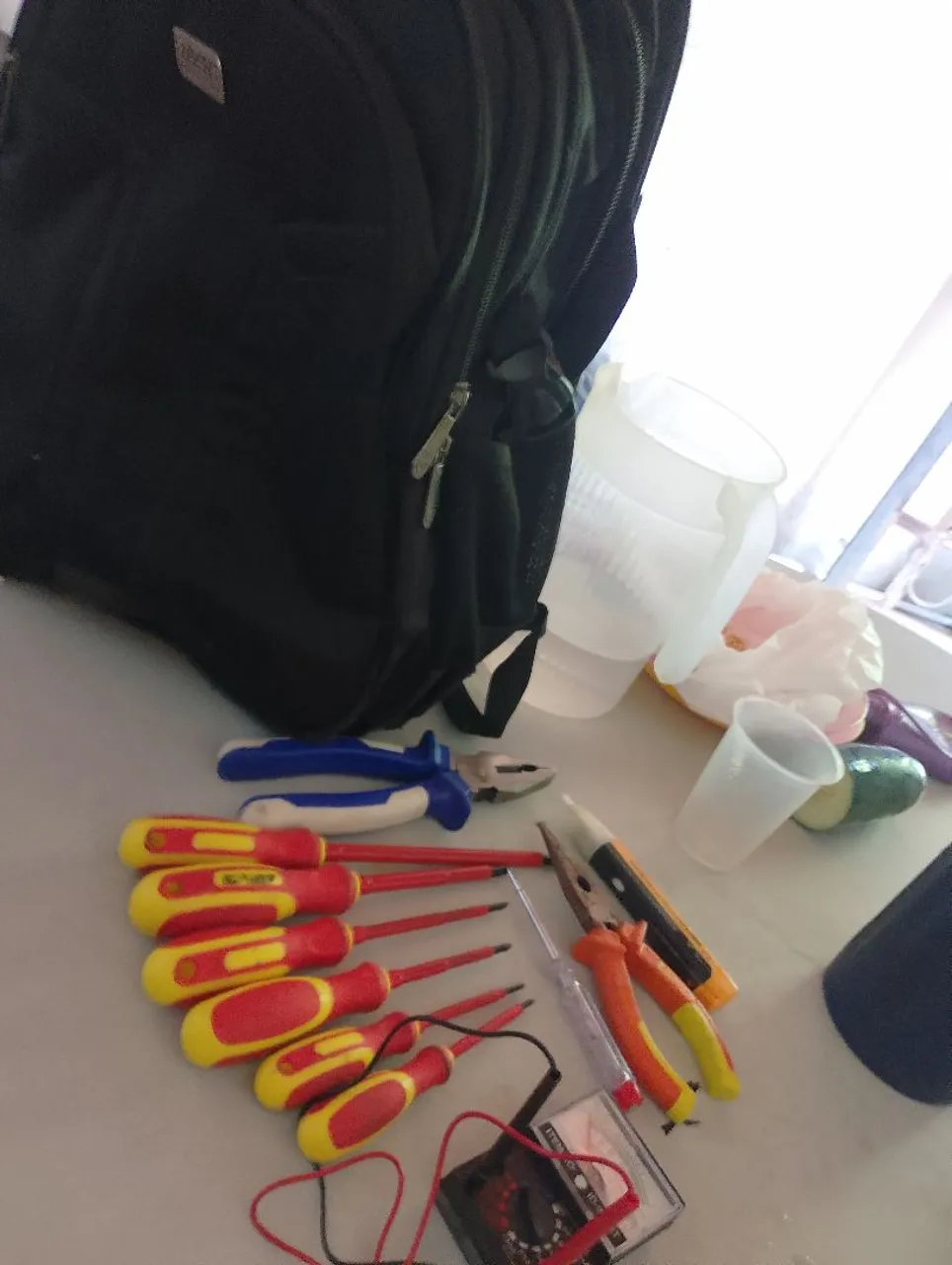 Kit de ferramentas para eletricista