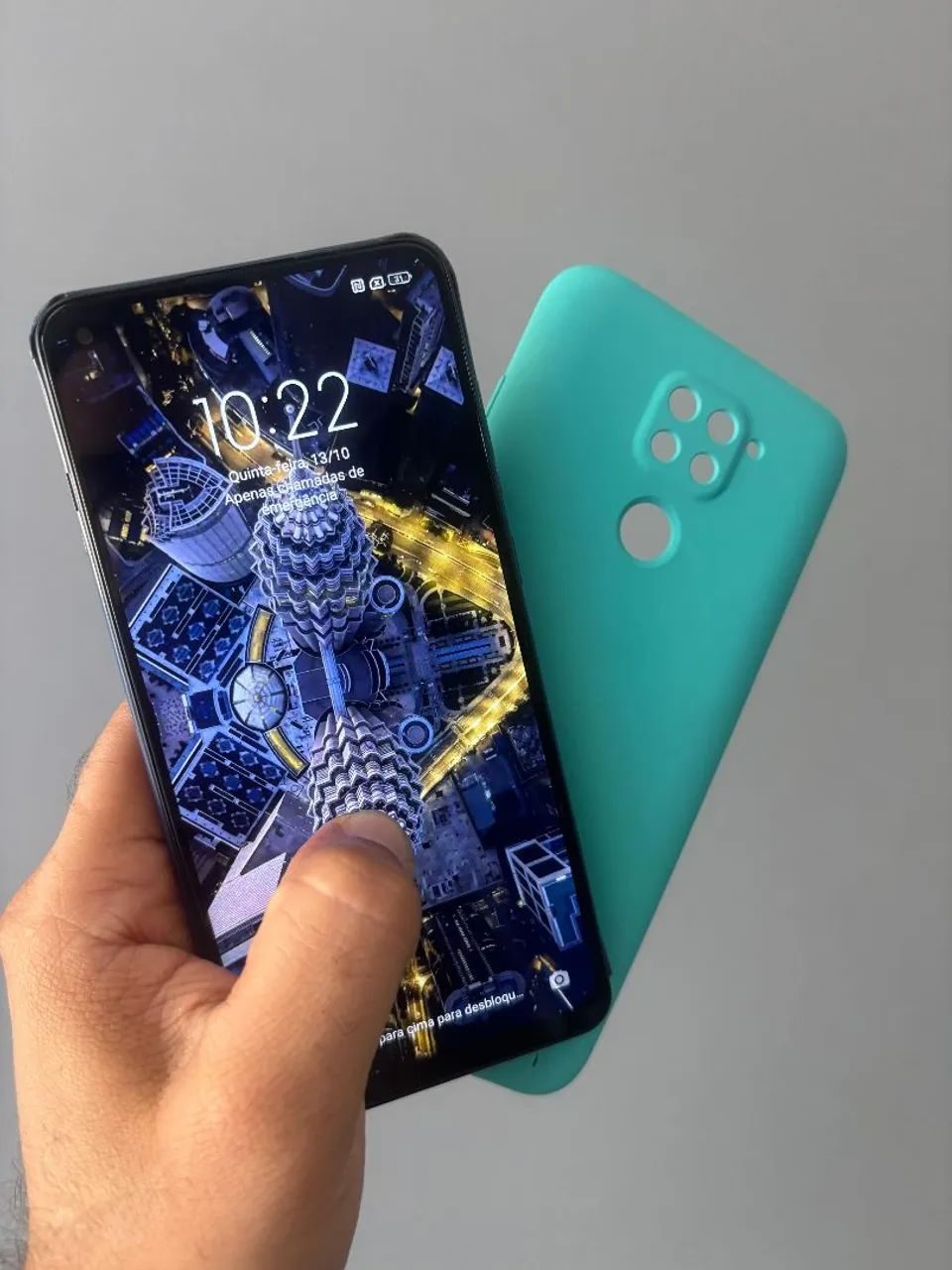 Xiaomi Redmi Note9 64Gb Memoria Leitor Biometrico Capa Case