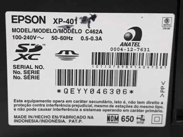 Impressora Epson XP-401  - Foto 3