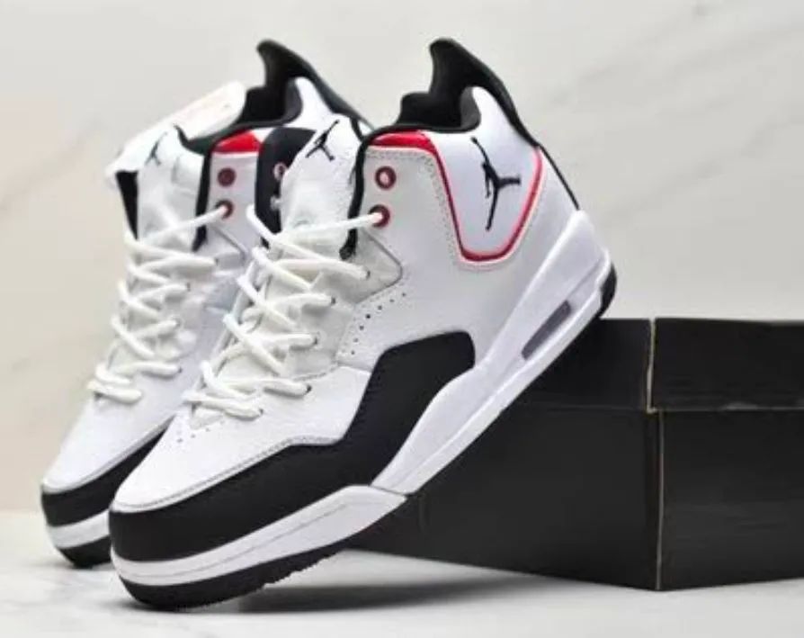 Jordan Courtside 23 White Black Team Red - Calçados Esportivos