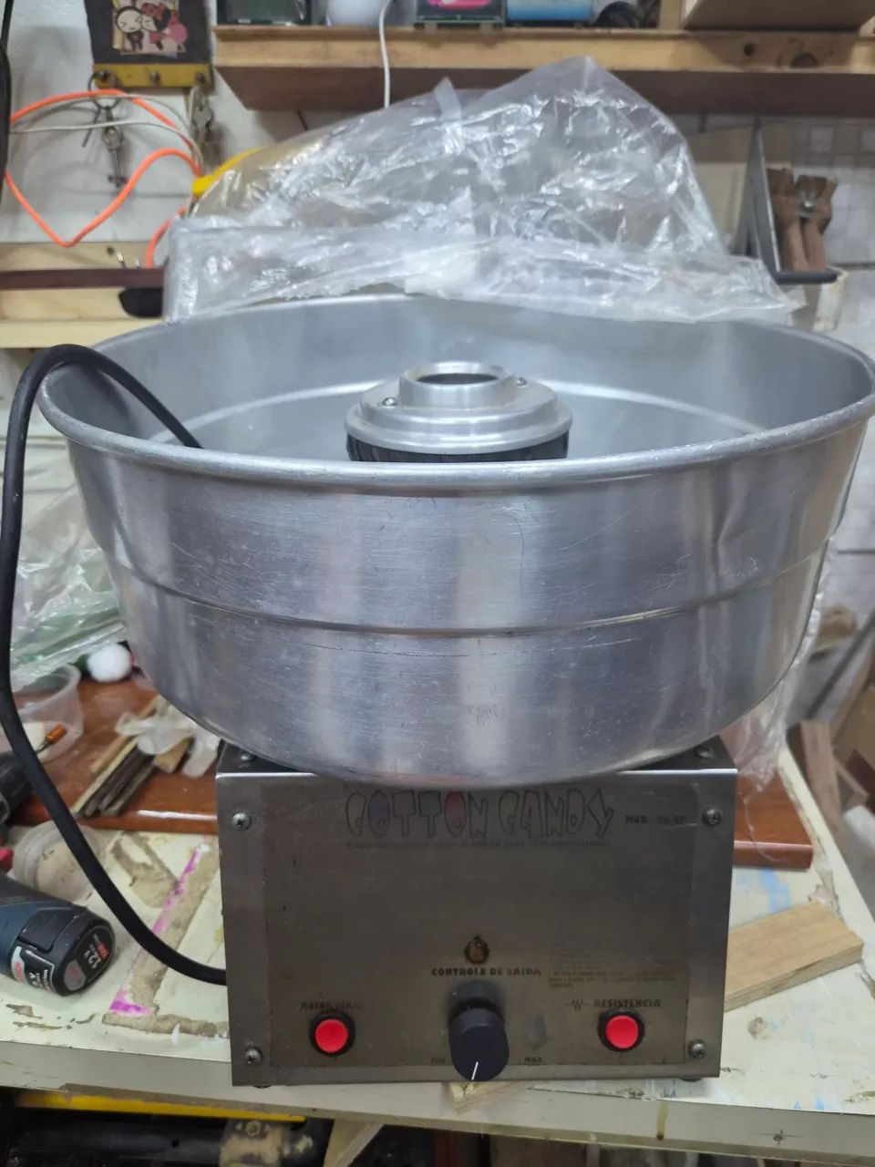 Maquina de algodão doce