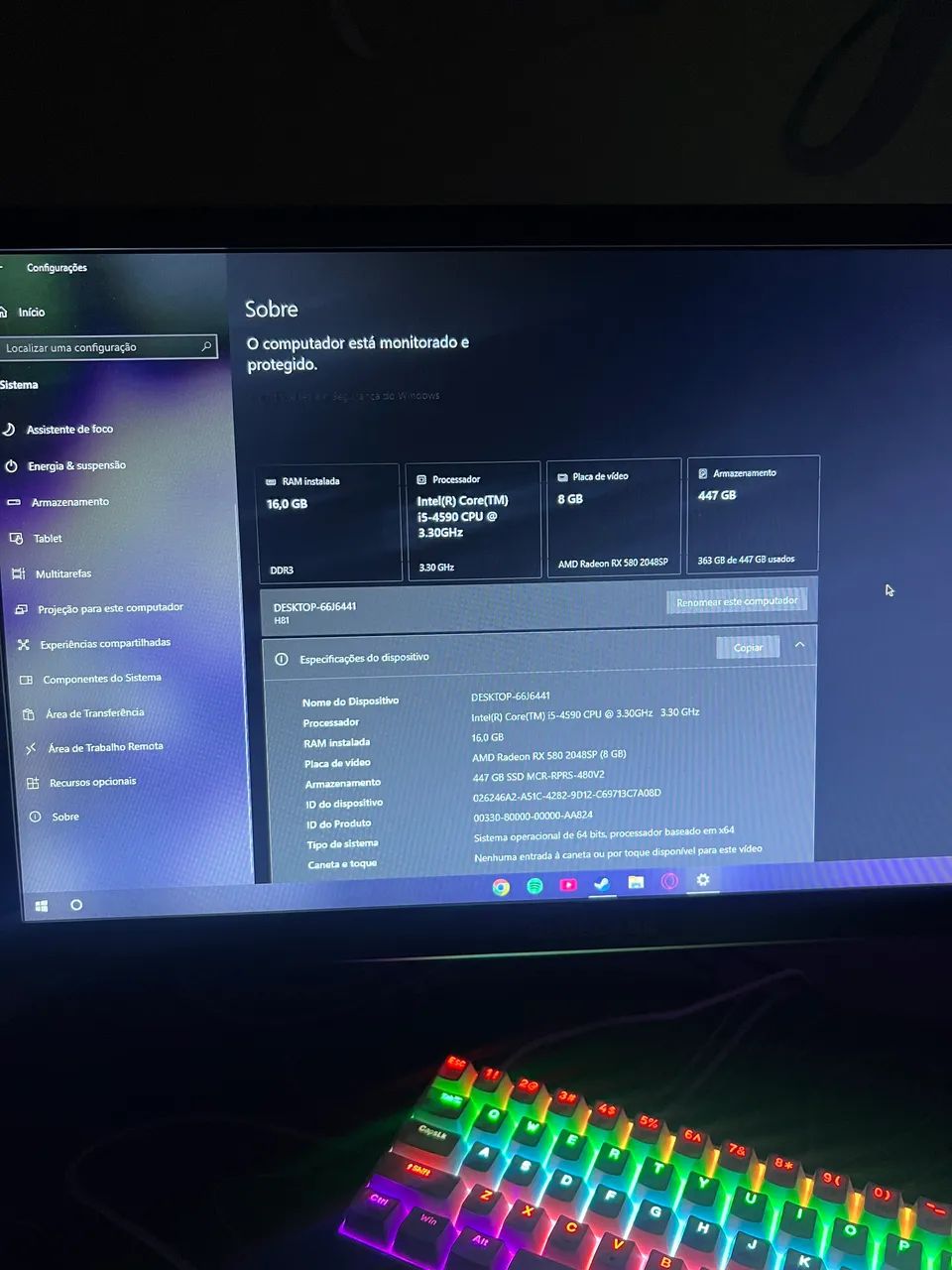 Pc Gamer, bem conservado ótima oportunidade!