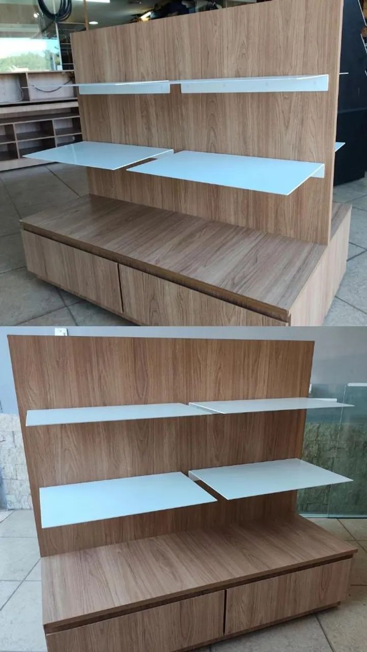 móveis loja prateleira modular