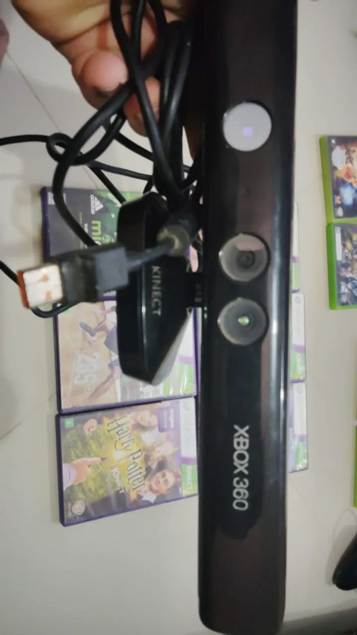 Kinect X Box 360 + 6 jogos de kinect - * zap - Foto 3