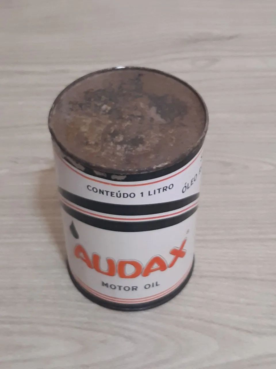Lata Antiga Óleo Motor Audax - Foto 4