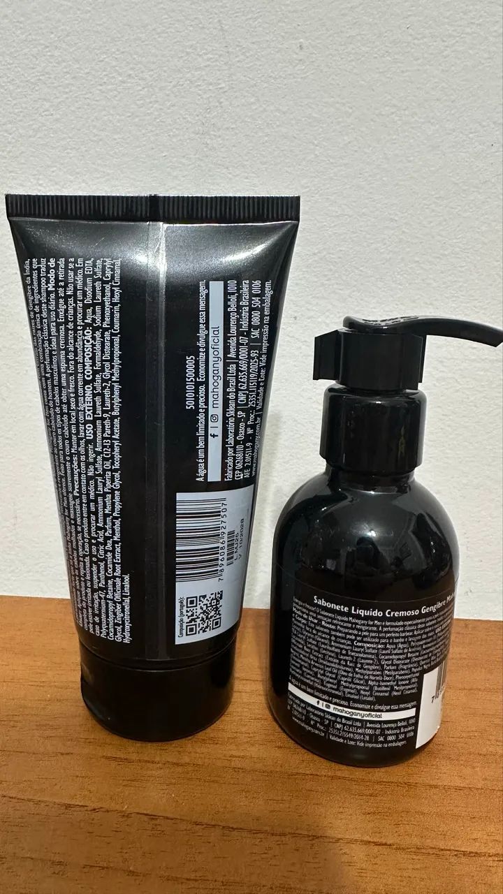 Shampoo Gengibre Mahogany Para Homem Kit - Foto 2