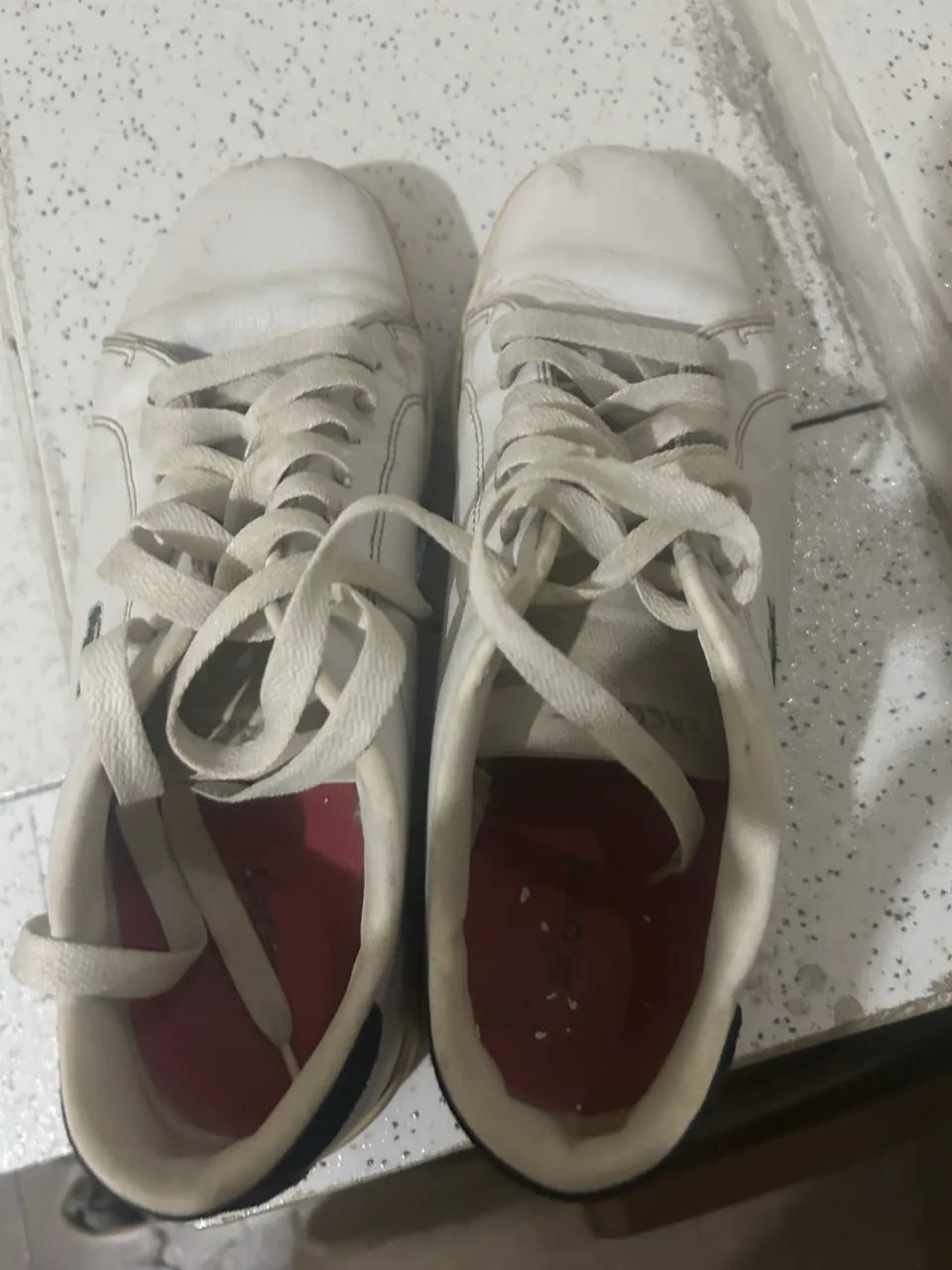 tênis casual lacoste, branco.  - Foto 3