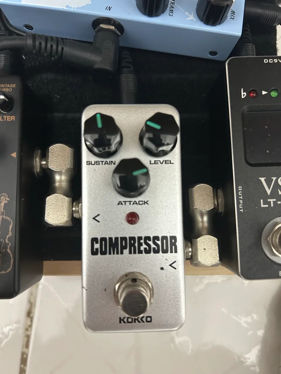 Pedal de guitarra compressor 
