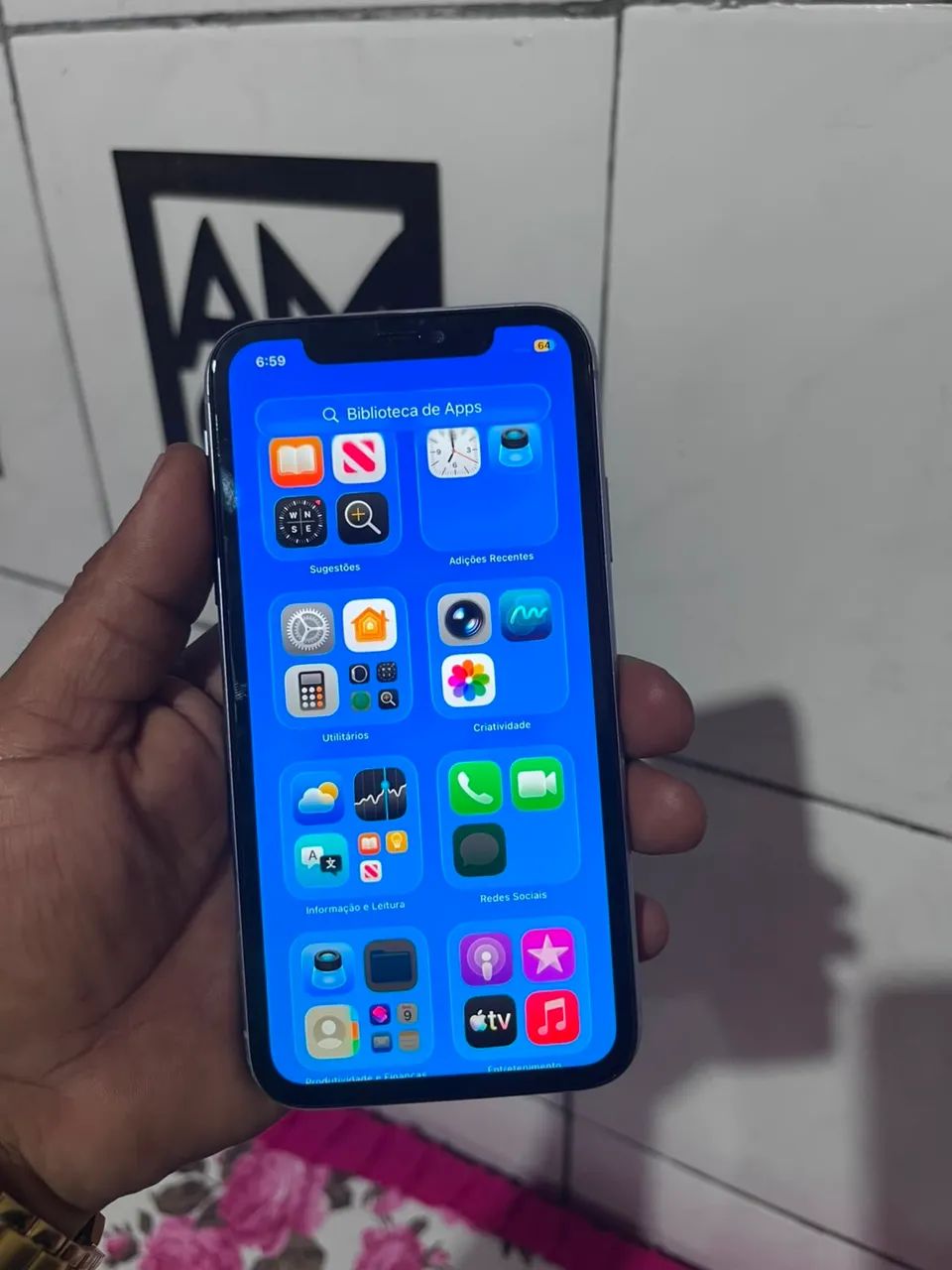 iPhone 11/ 64 gigas 900 reais  - Foto 2