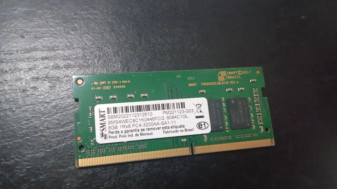 Memória notebook 8gb ddr4 3200 - Foto 2
