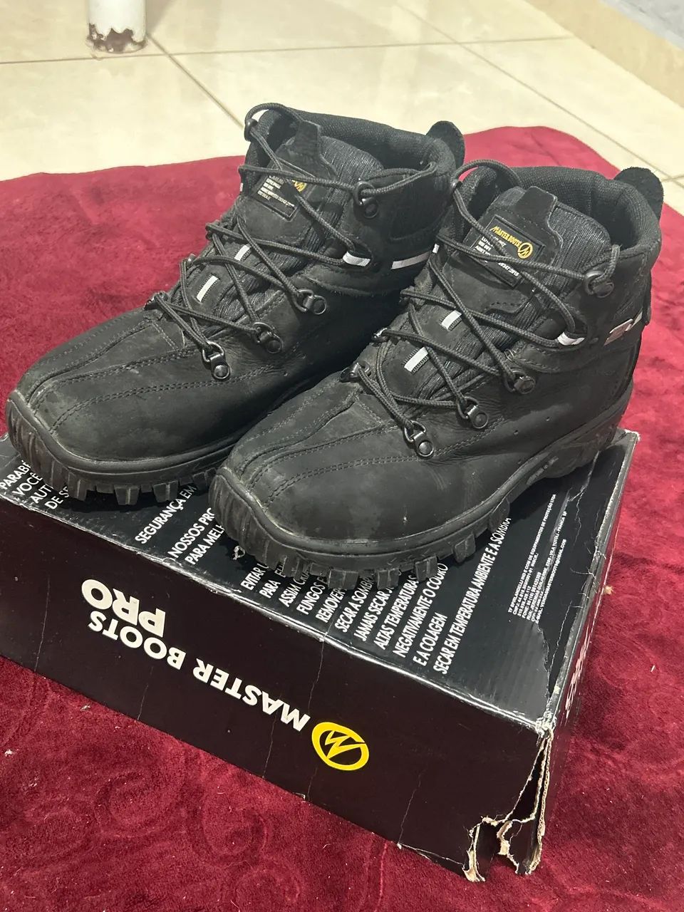 Bota de segurança / Bico de PVC