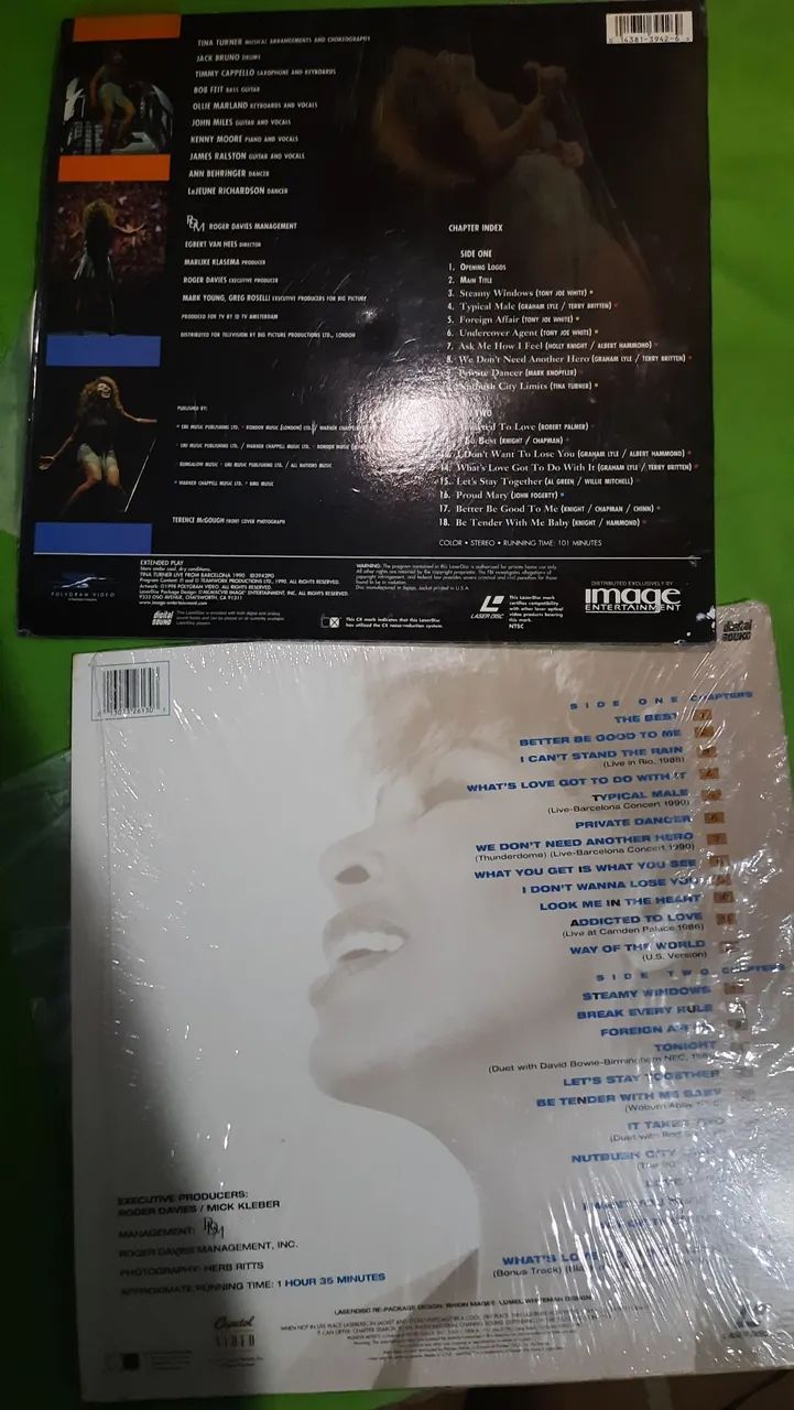 2 laser Disc tina Turner  - Foto 2