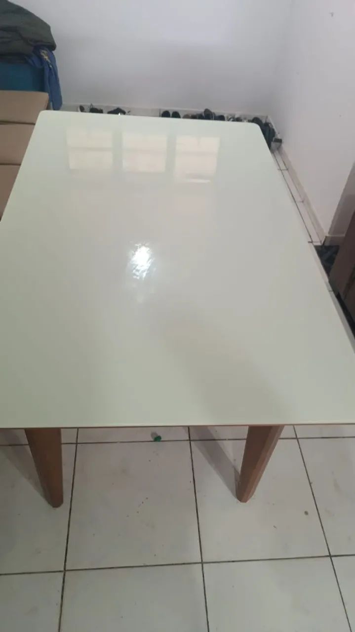 Mesa de jantar com 6 cadeiras semi nova - Foto 2