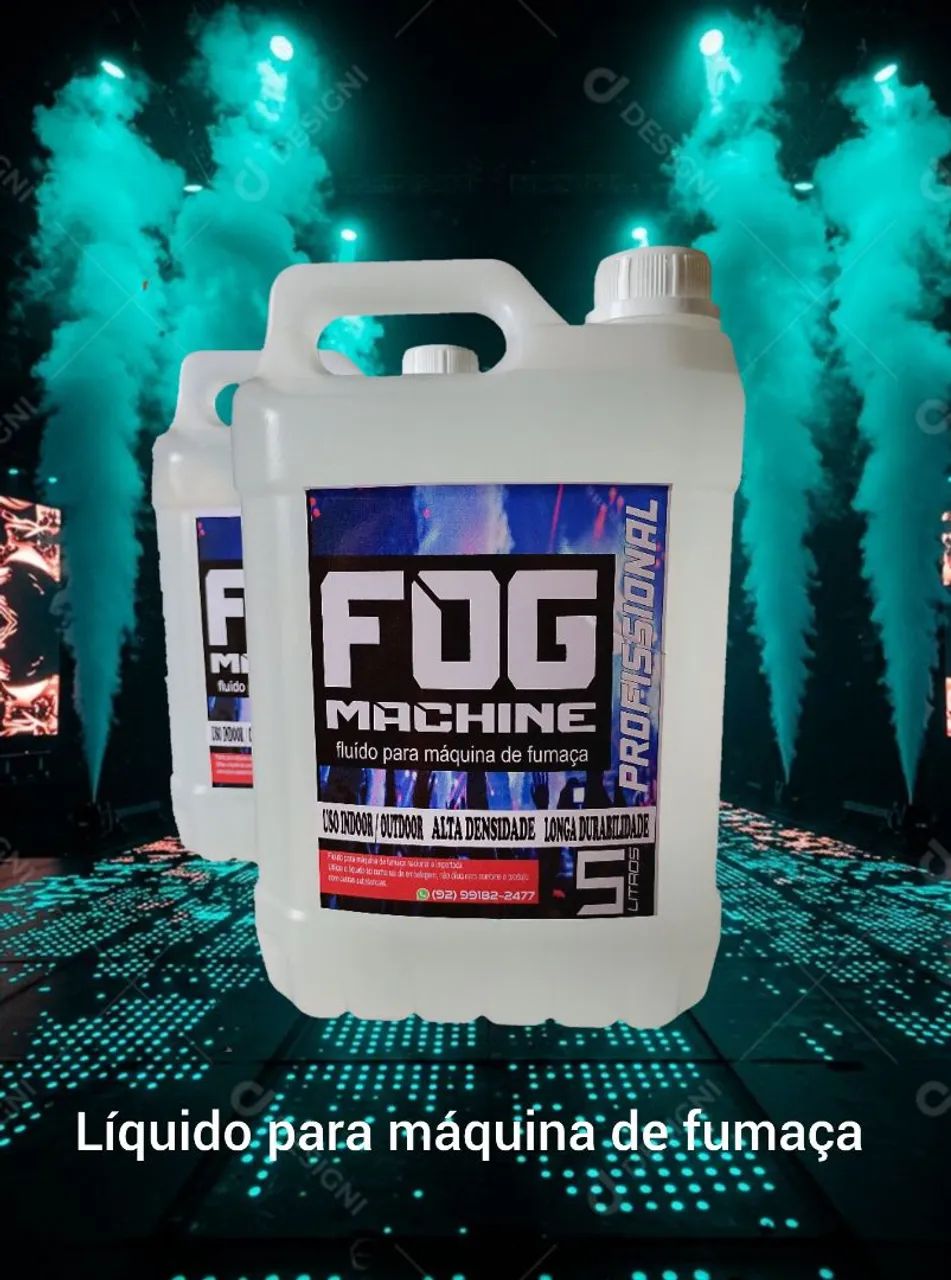 Fluido para máquina de fumaça 5L iluminação festa e eventos  - Foto 4