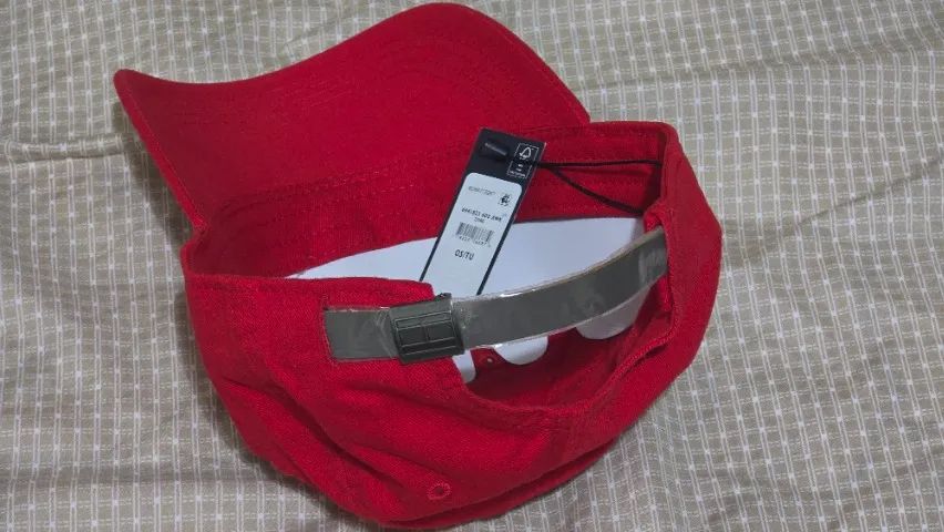 boné tommy hilfiger vermelho original - Foto 2