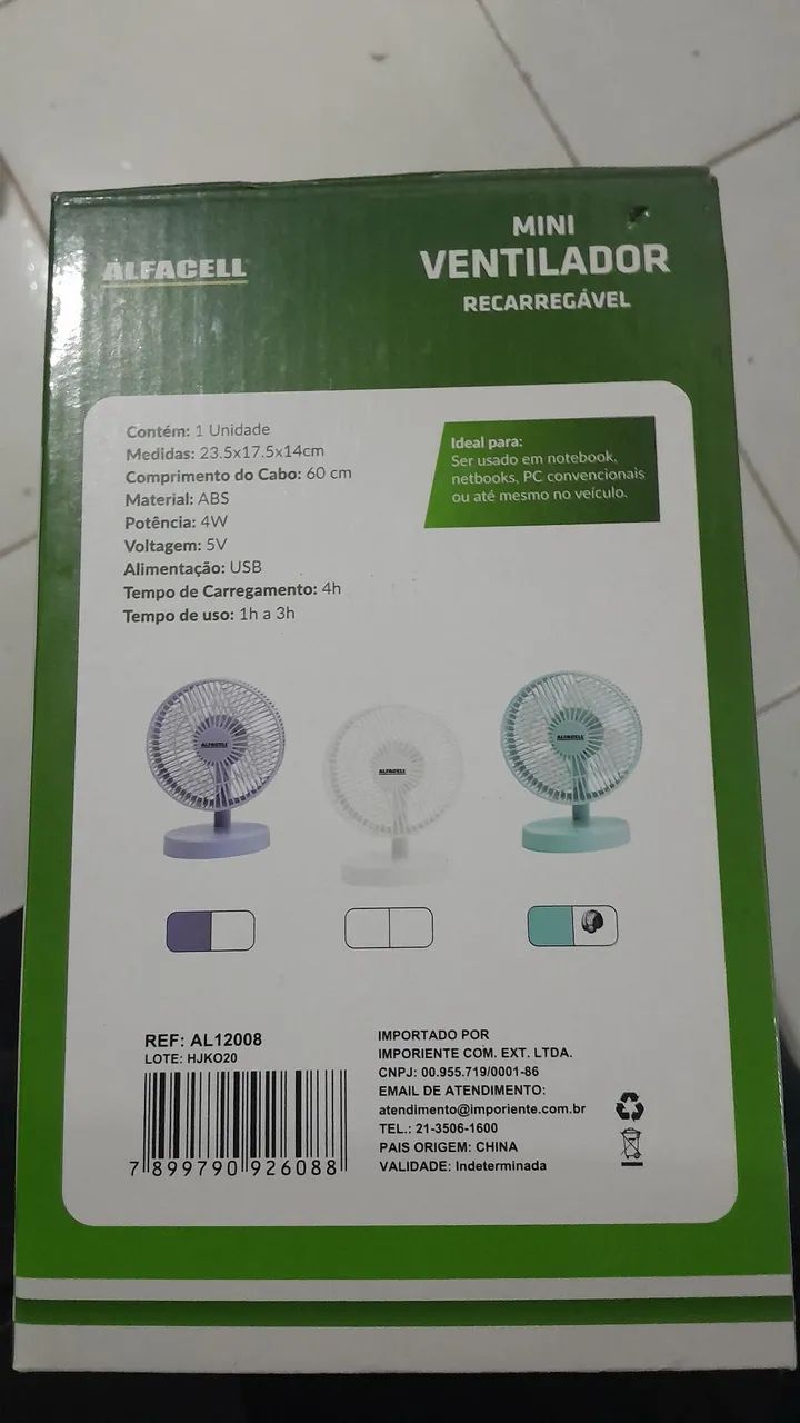 Mini ventilador de mesa - Foto 5