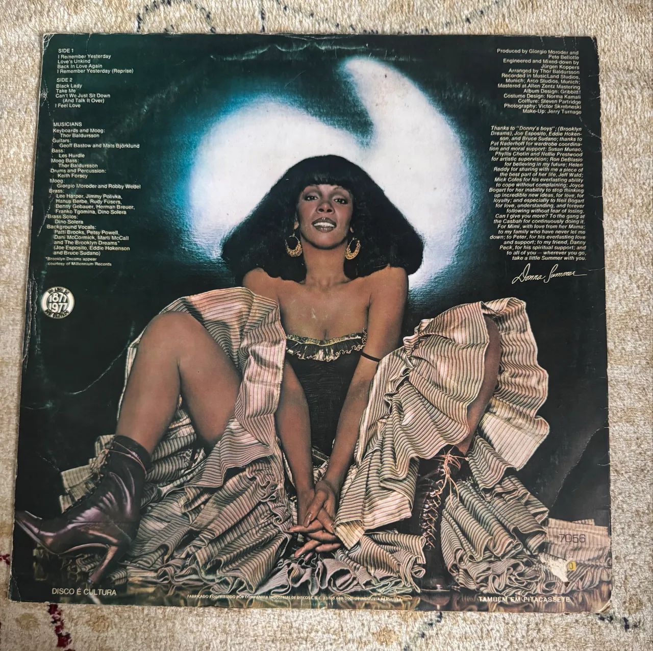 disco de vinil original do álbum "I Remember Yesterday" da cantora Donna Summer - Foto 3