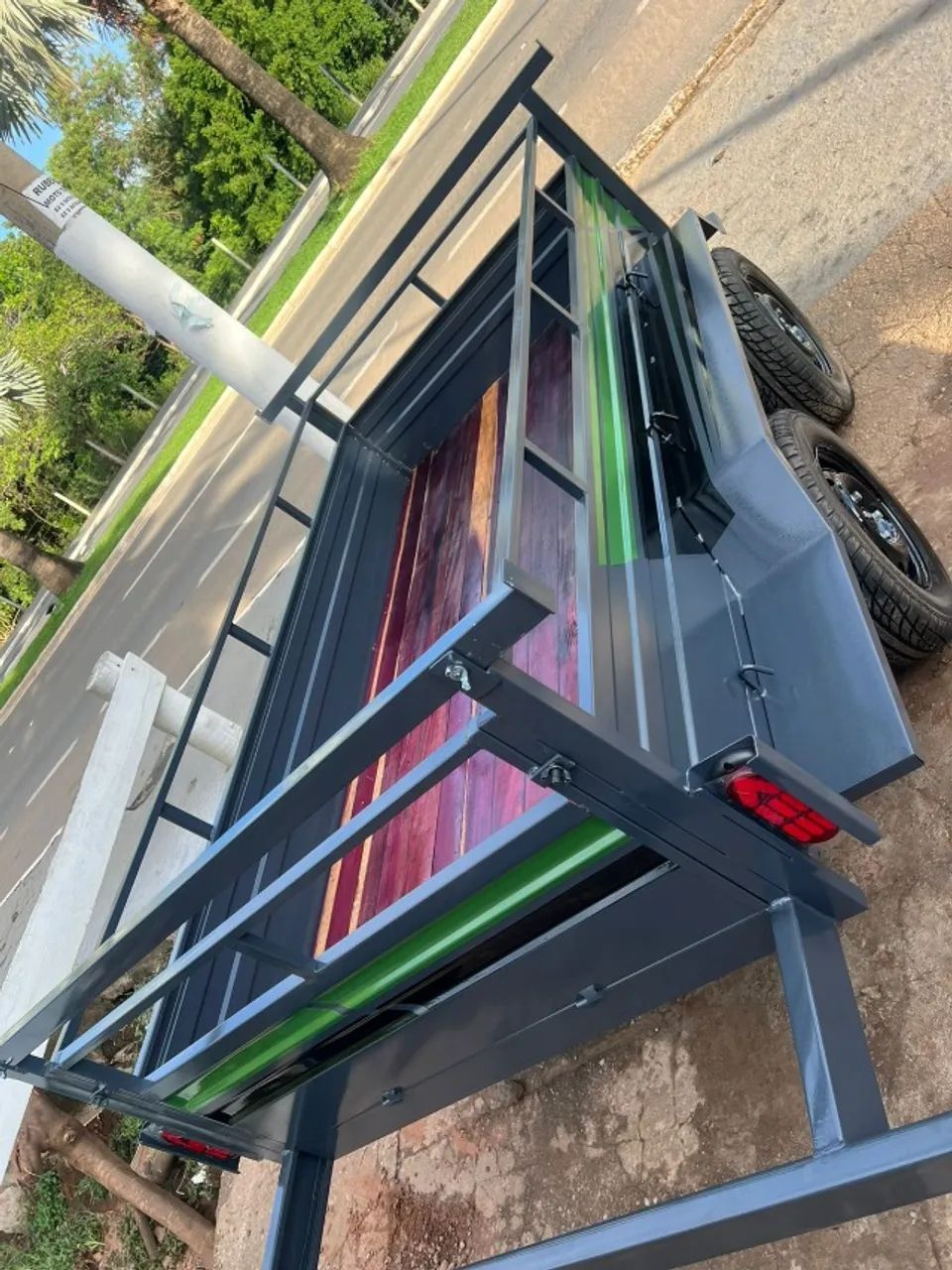 REBOQUE CARRETINHA 2 EIXOS NOVO - Foto 3