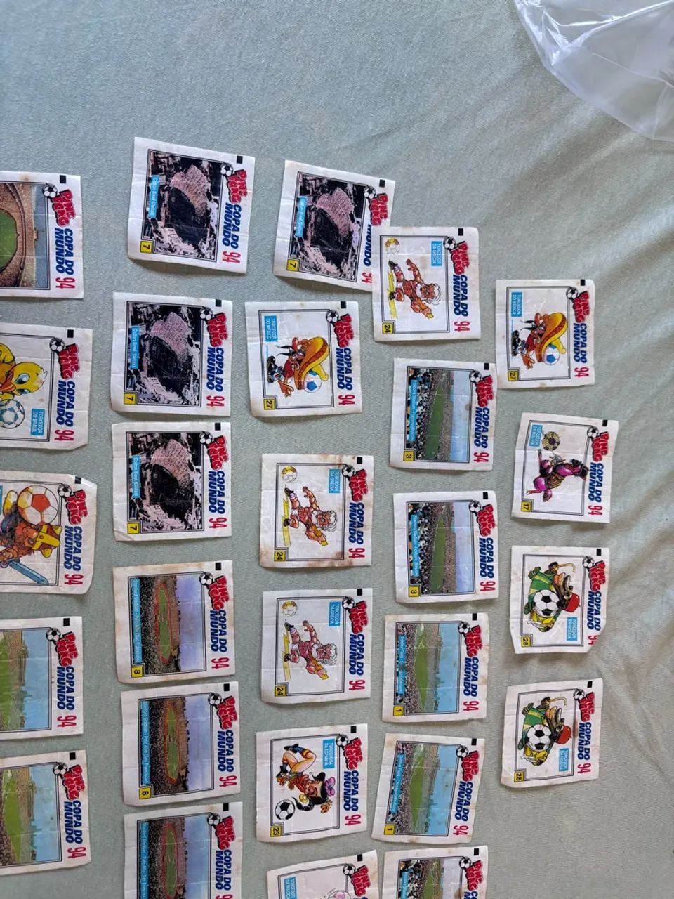 Figurinhas ping pong com 37 , copa do mundo de 94 chiclete  - Foto 4