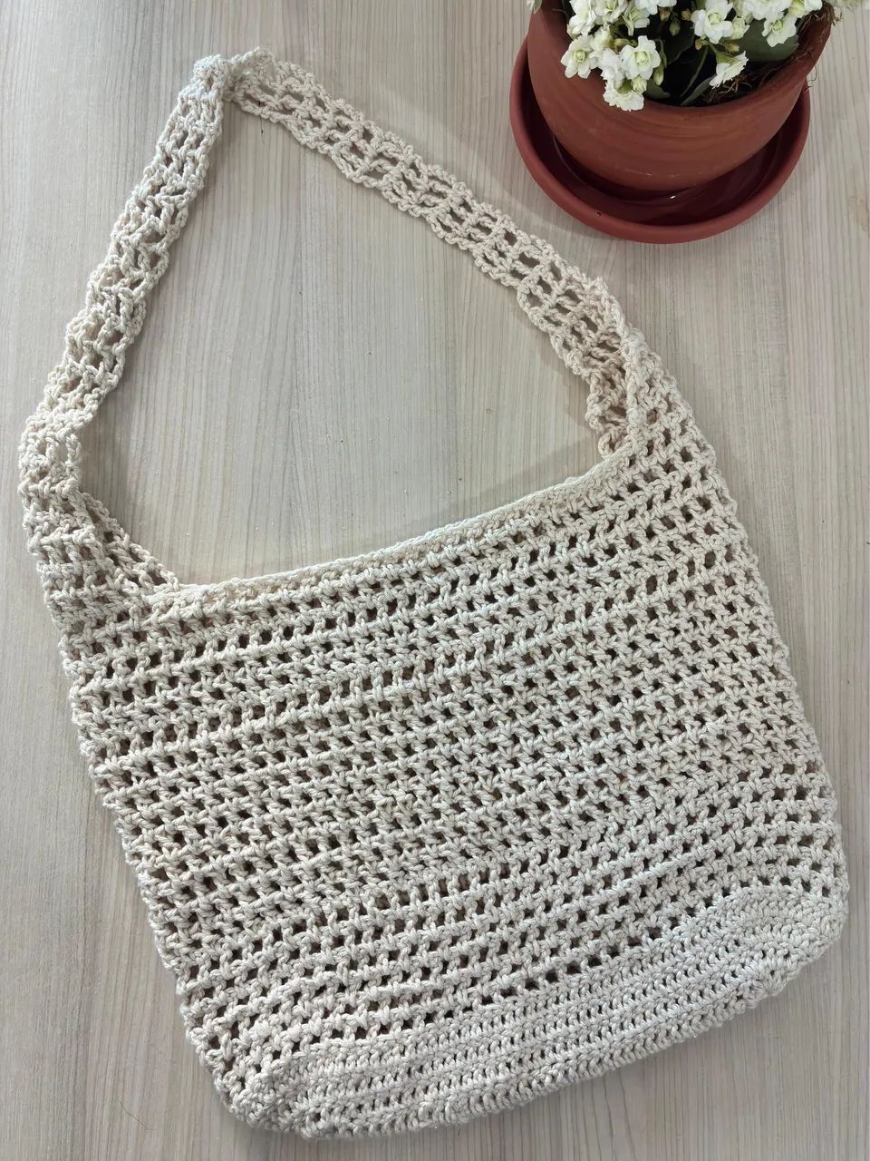 Bolsa de praia crochê  - Foto 2