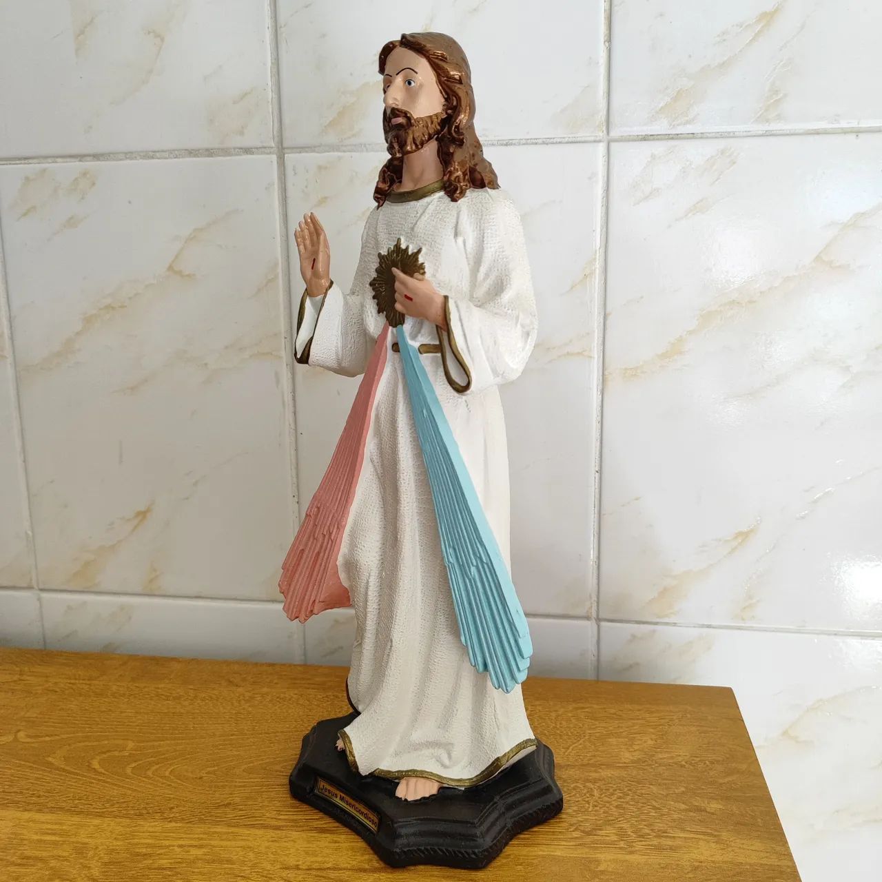 Imagem emborrachada de Jesus Misericordioso  - Foto 3