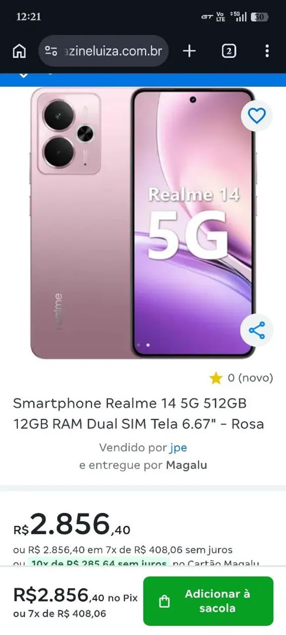 Realme 14 5G 512 GB FREE FIRE 
