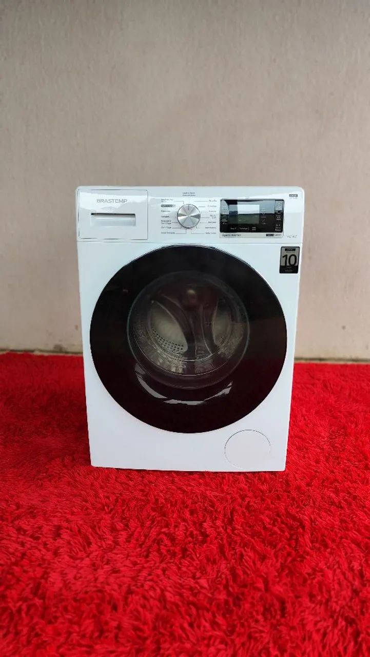 Lava e seca Brastemp 10 kg - Inverter Smart sensor - Água quente 