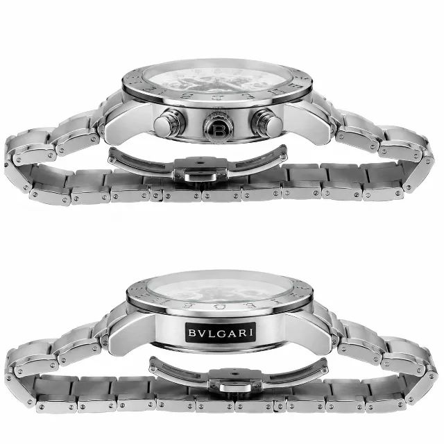 RELOGIO BVLGARI SKELETON PRATA PREMIUM AAA+ 45MM - Foto 2