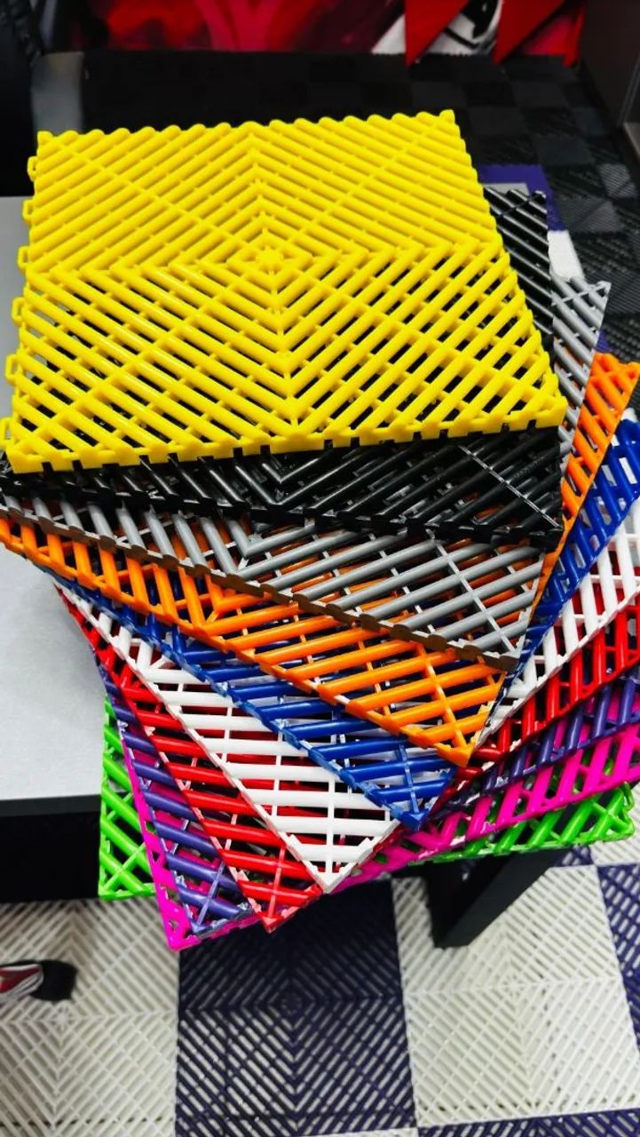 Piso modulado piso de plástico estrato de plástico - Foto 2
