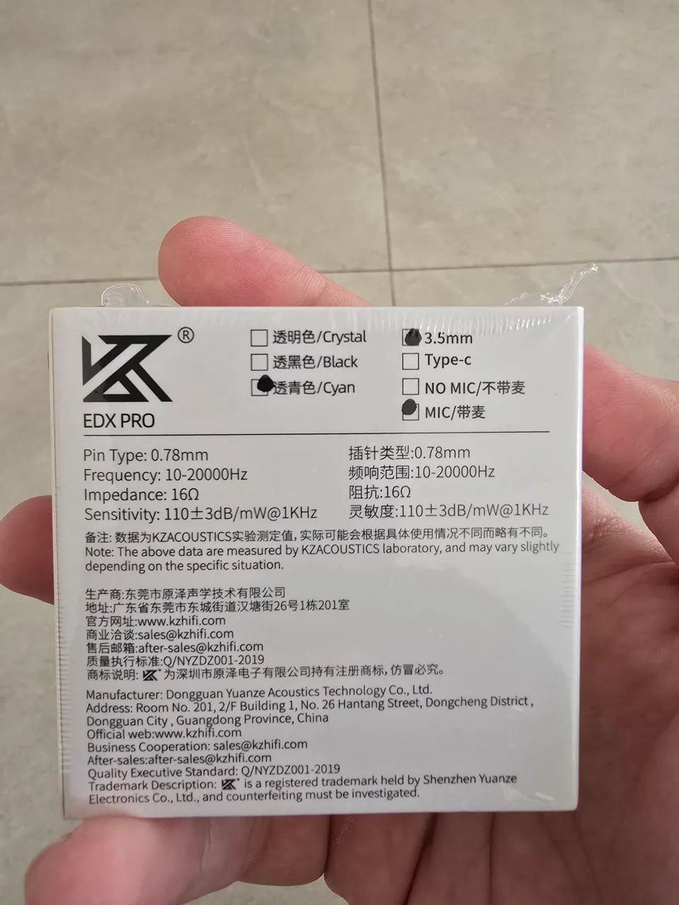 Fone intra-articular KZ edx pro - Foto 2