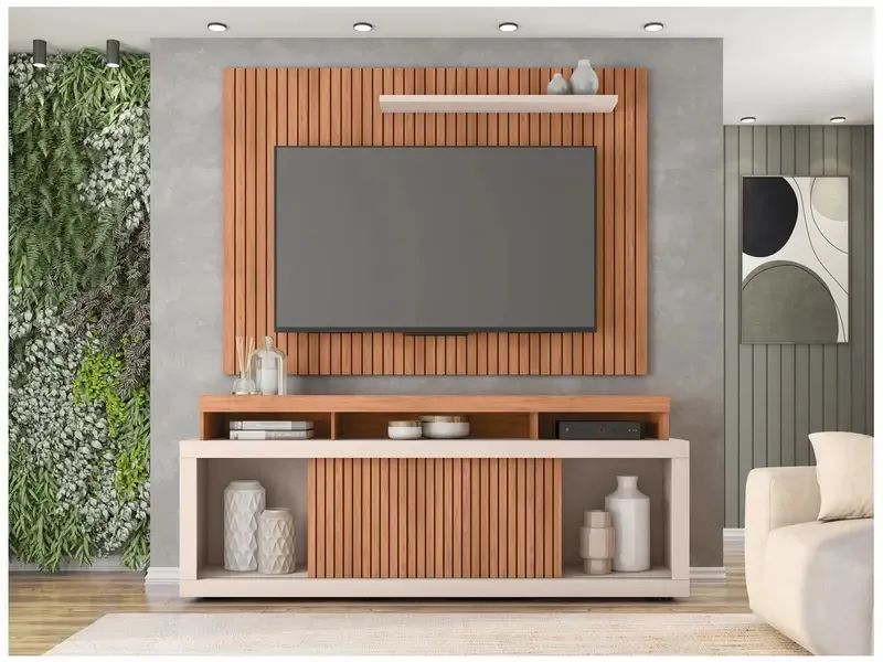 Rack para TV até 70" com Painel 2 Portas Caemmun Aegon - Foto 2