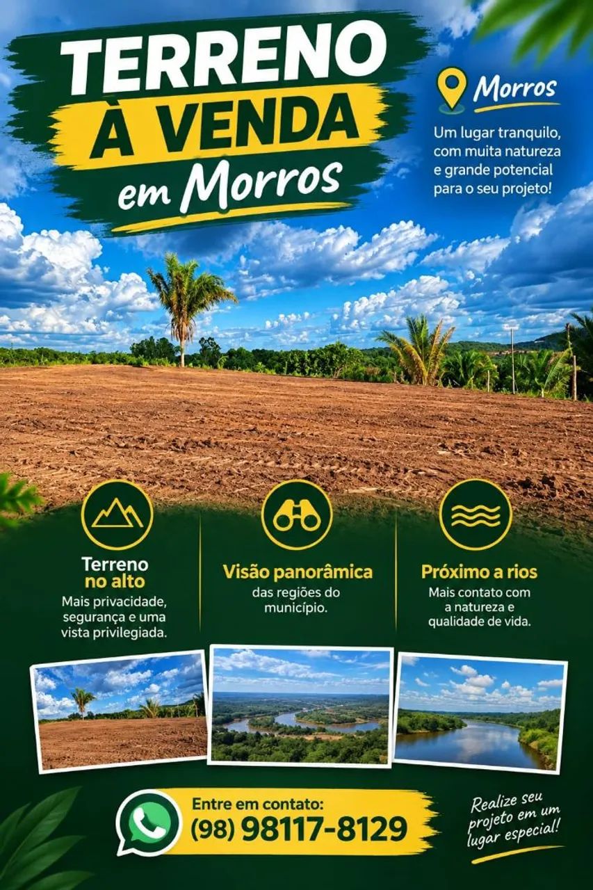 Terreno em morros