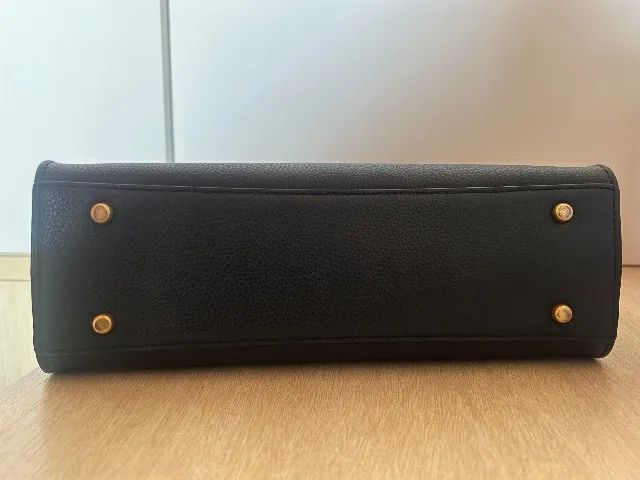 Bolsa de couro preta Tory Burch original - Foto 5