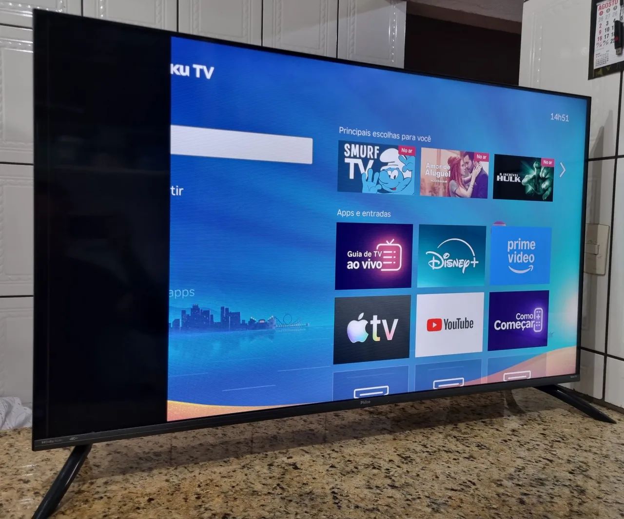 Tv Smart 50 polegadas Philco Roku 4k  - Foto 2