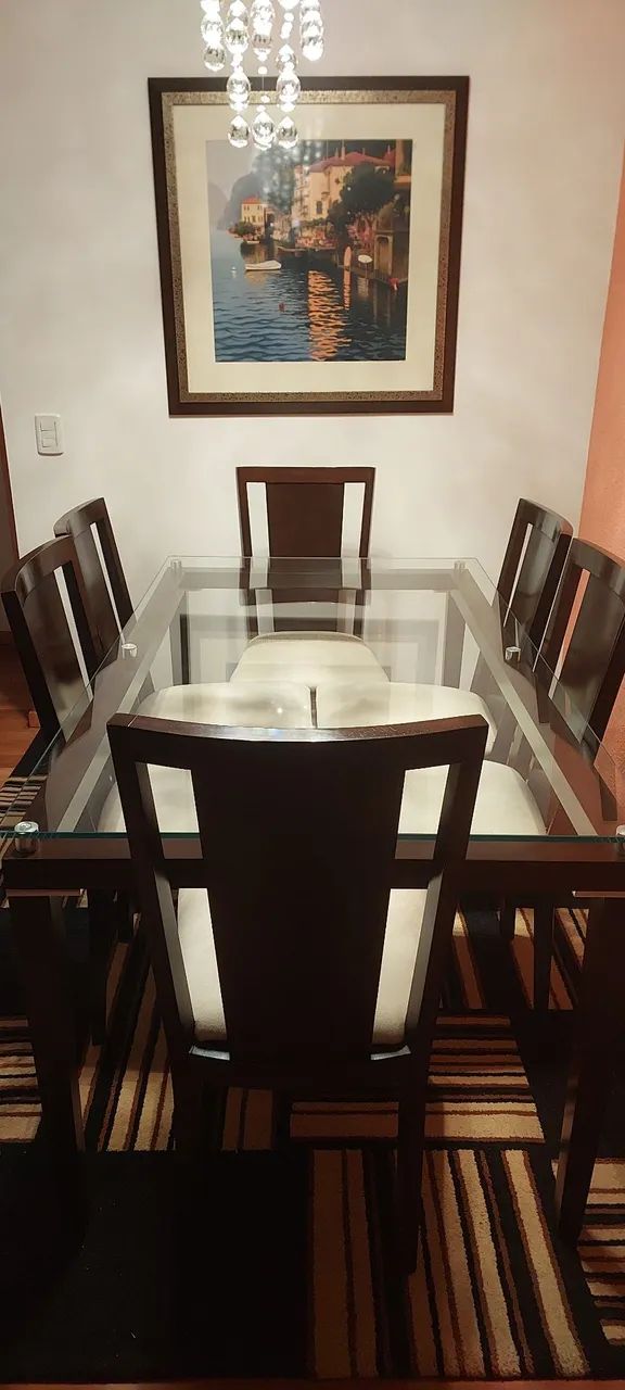 Mesa com 6 cadeiras  - Foto 2