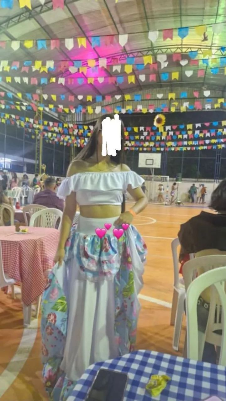 Vendo saia e top de carimbó 