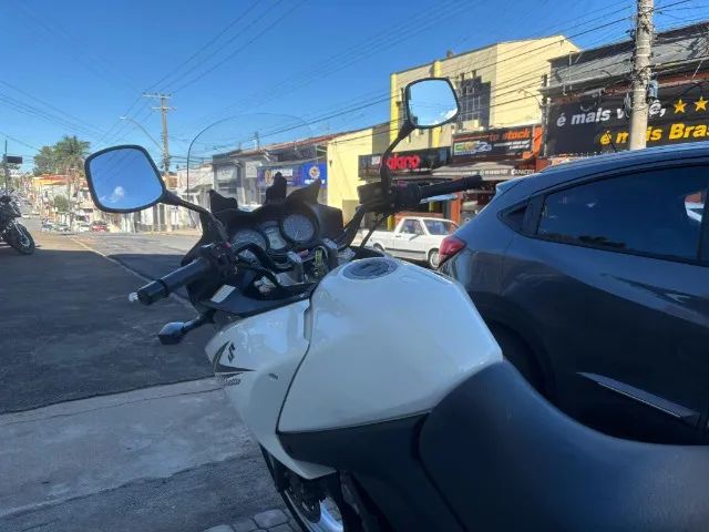 DL 650 V-STROM 2013 BRANCO PÉROLA COM BÁU - Foto 5