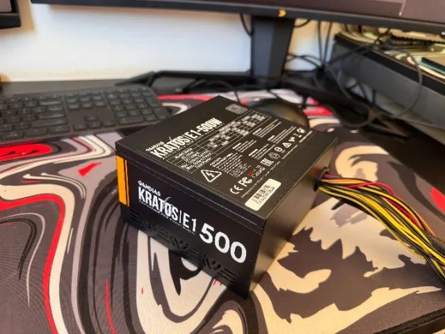 Fonte GAMDIAS Kratos E1 500W ARGB - ATX12V v2.4