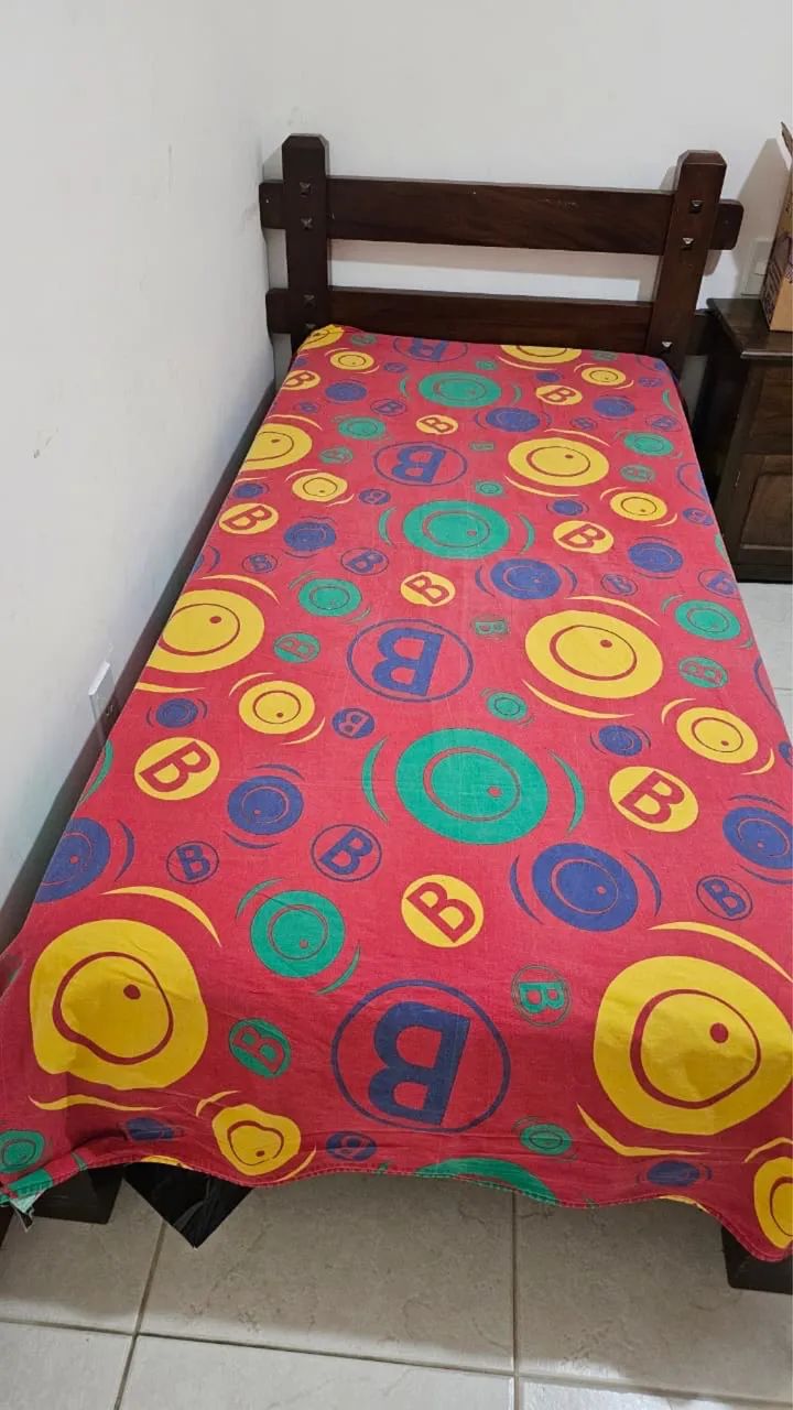 Cama Solteiro Madeira - Foto 2