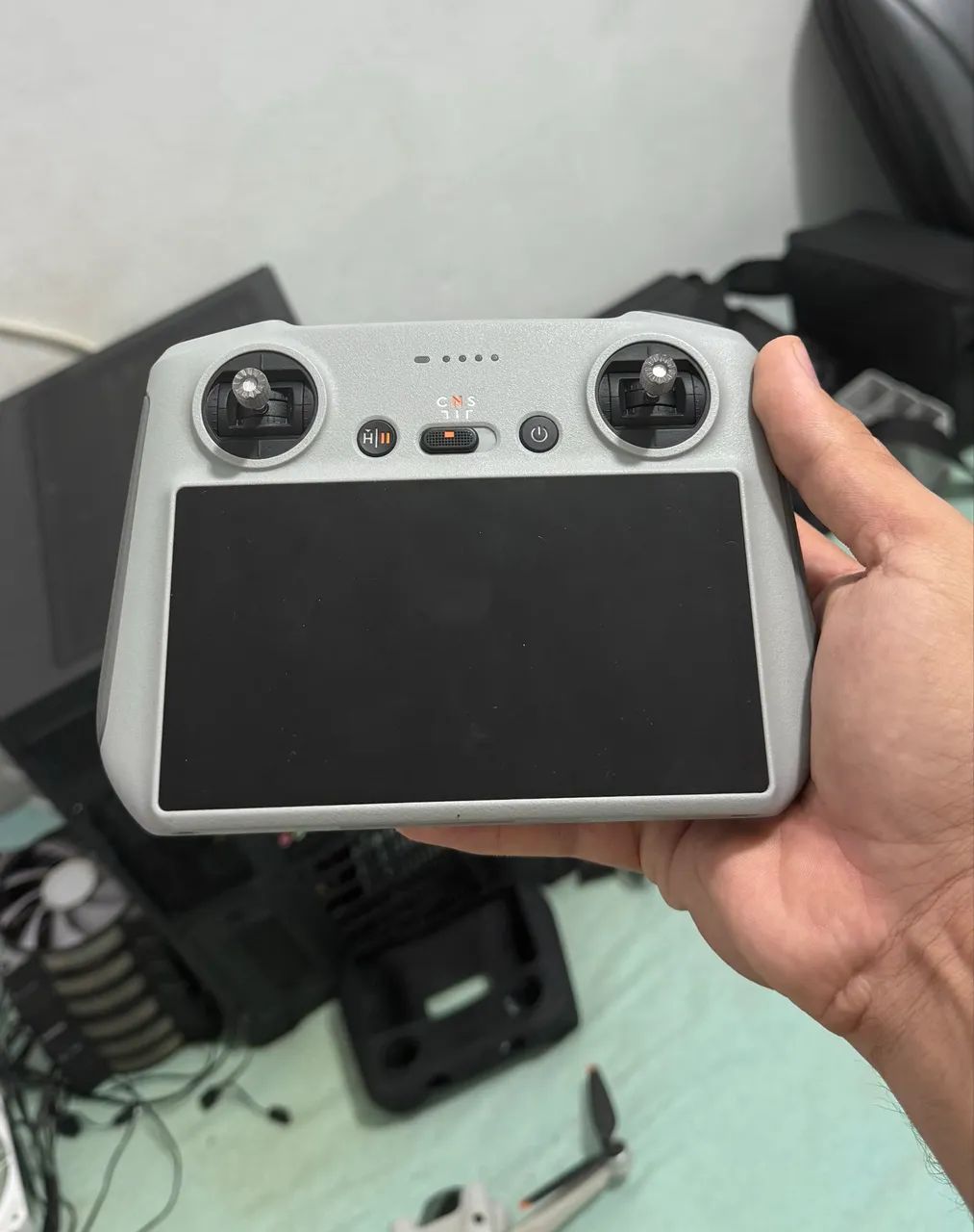 Controle com tela dji Rc 1 compatível com vários Drones