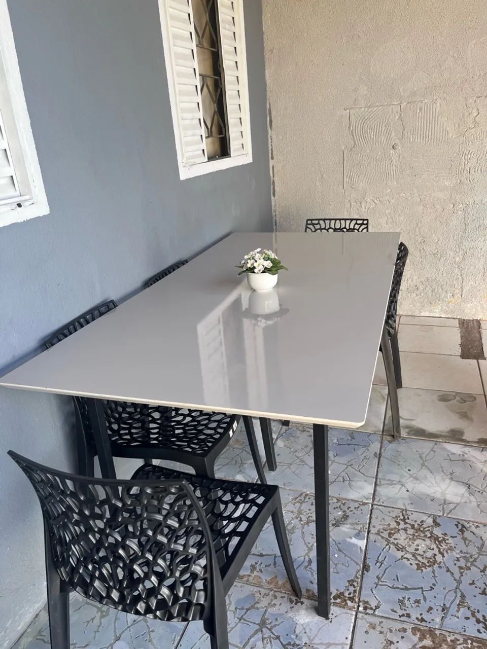 Mesa branca laca  - Foto 3