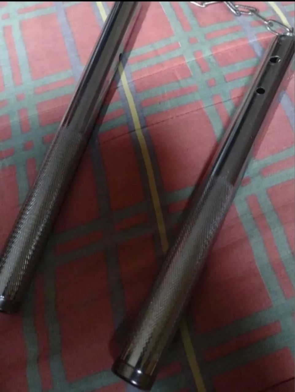 Vendo um Nuchaku/Bastão 2 em 1 em Inox - Foto 6
