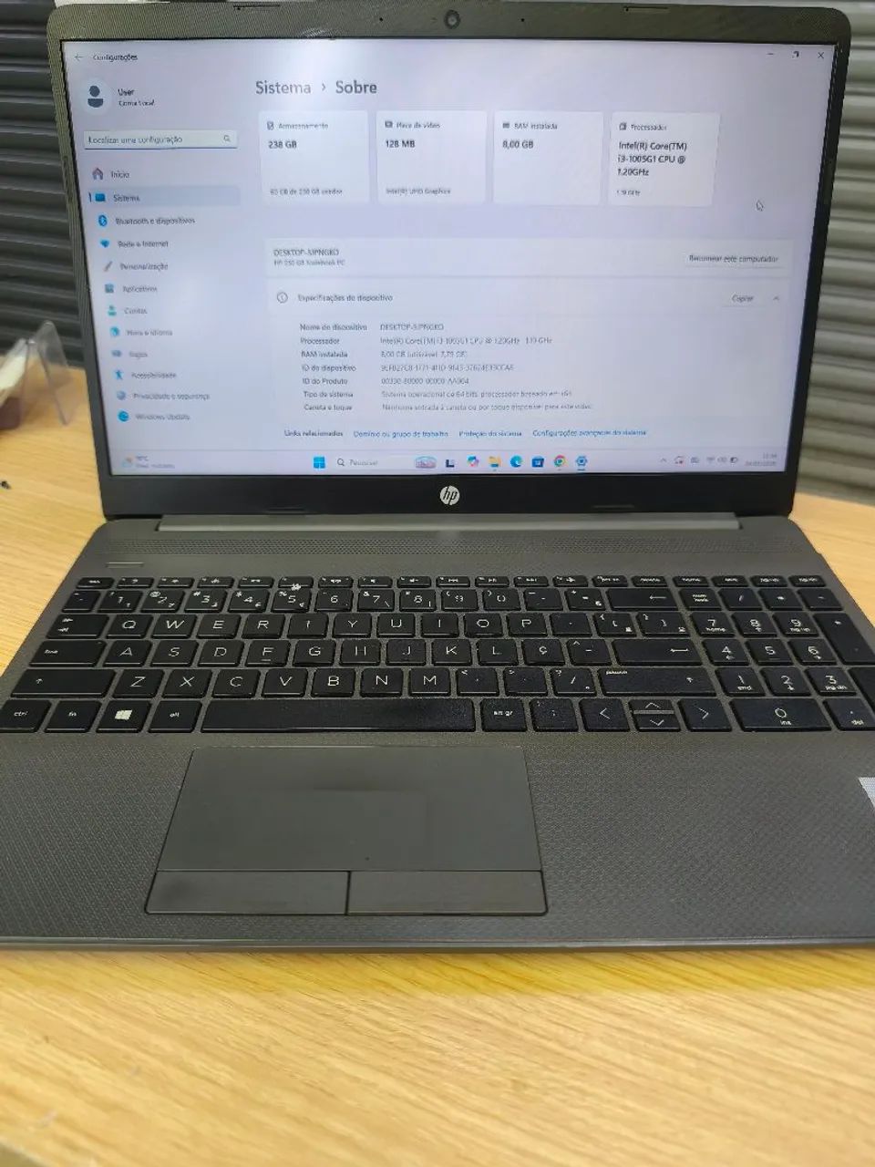 Notebook HP 250G-i3-10gen