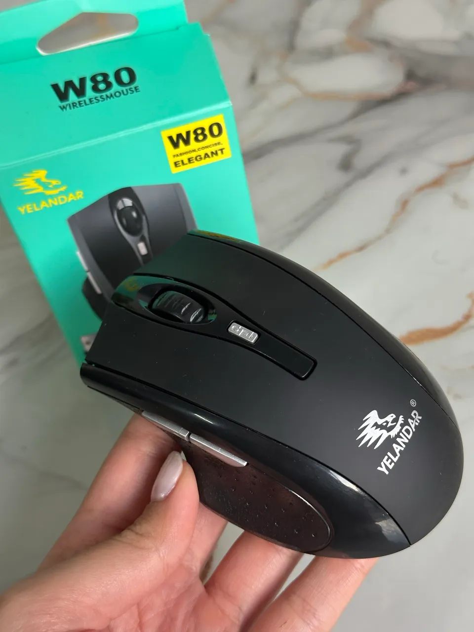 Mouse Sem Fio Yelandar W80 2.4GHz  - Foto 4