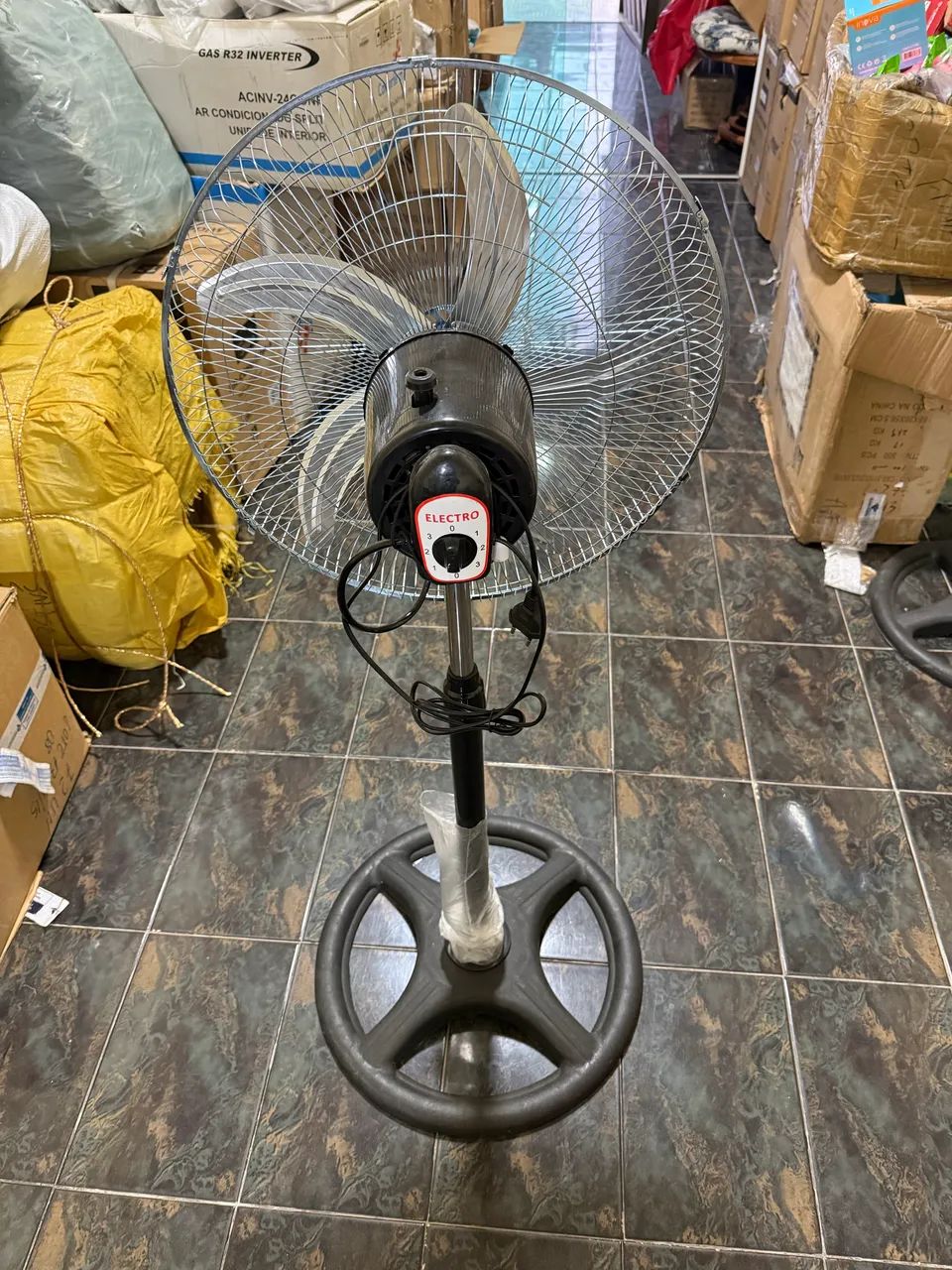 Ventilador coluna turbo metal 5 pás. - Foto 3